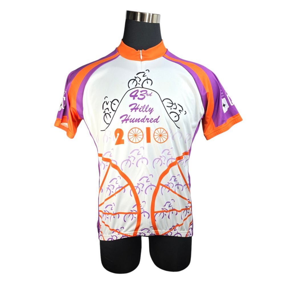 Peak 1‎ Unisex Cycling Jersey Bike Riding Hilly Hundred Shirt Colorful Size XL